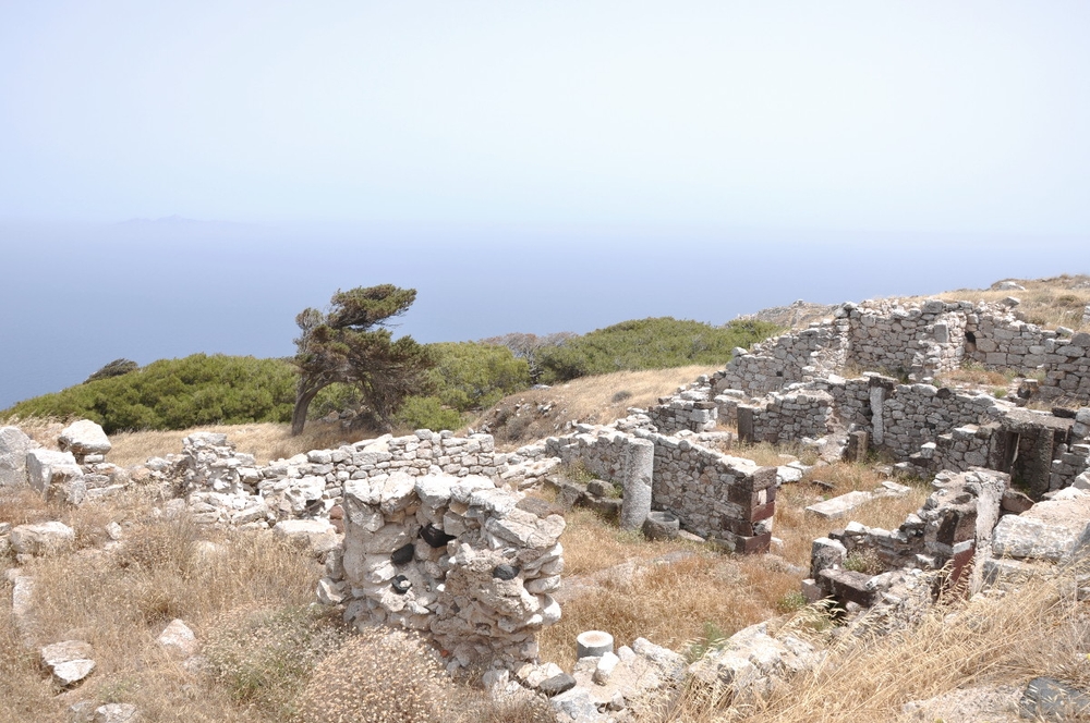 Santorini Ancient Thera and Black Beach