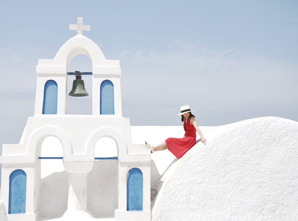 Dreamland of White Houses in Oia, Santorini