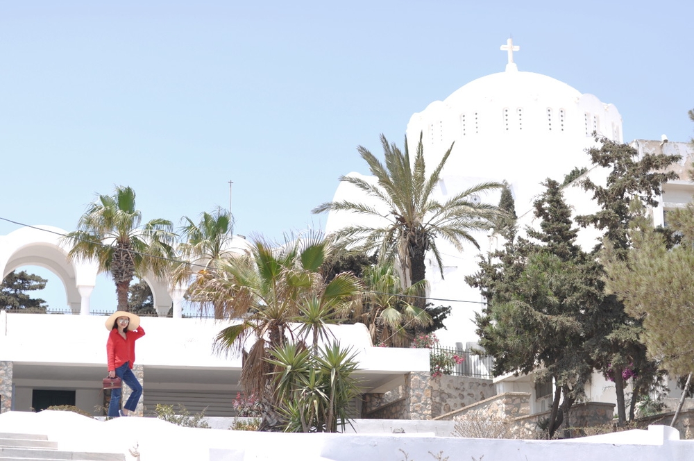 Greetings from Fira, Santorini