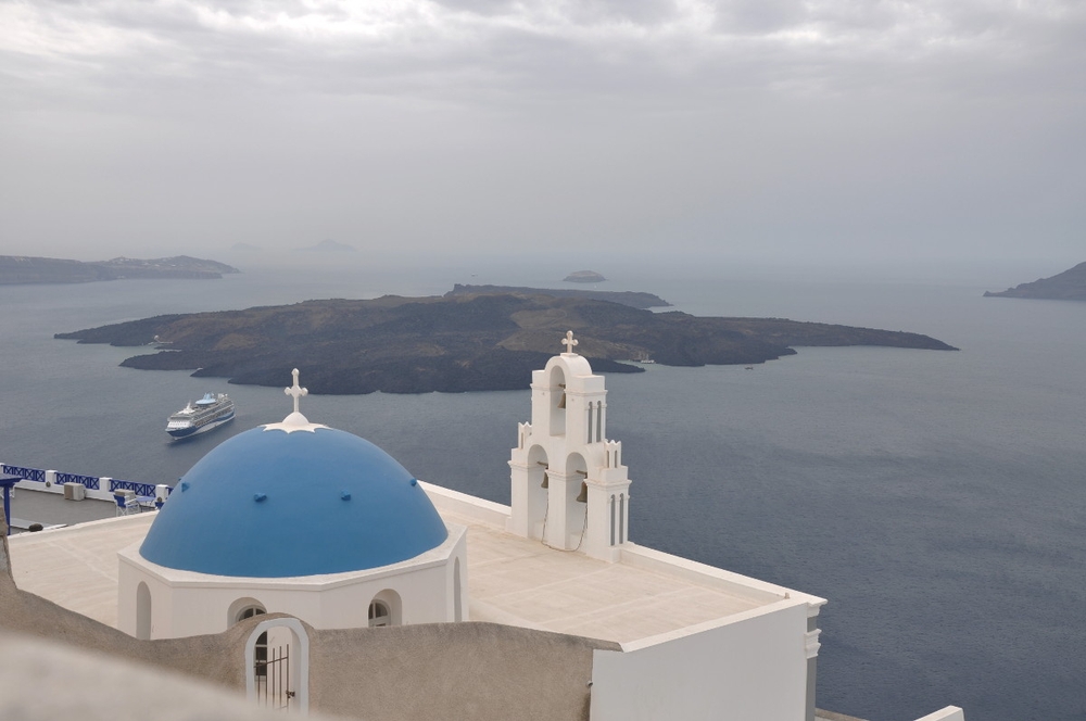 Greetings from Fira, Santorini