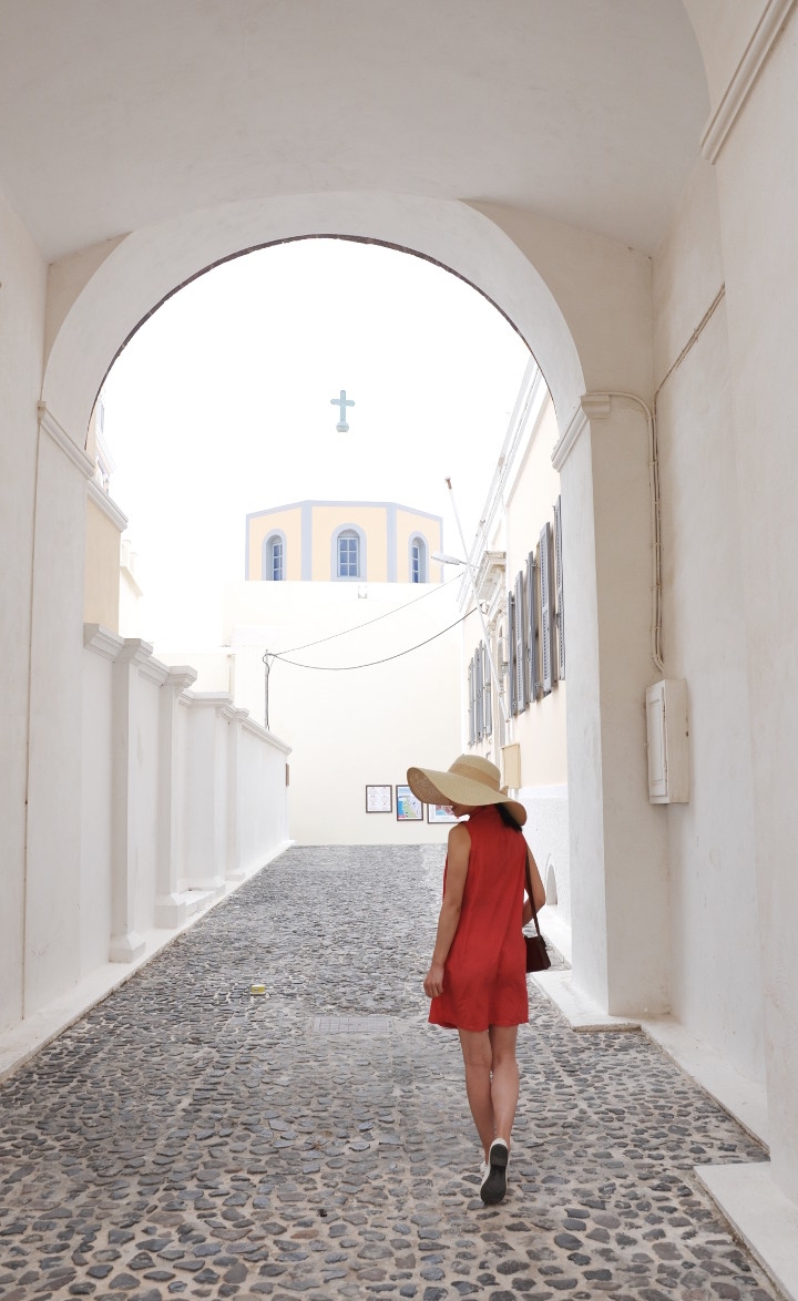 Greetings from Fira, Santorini