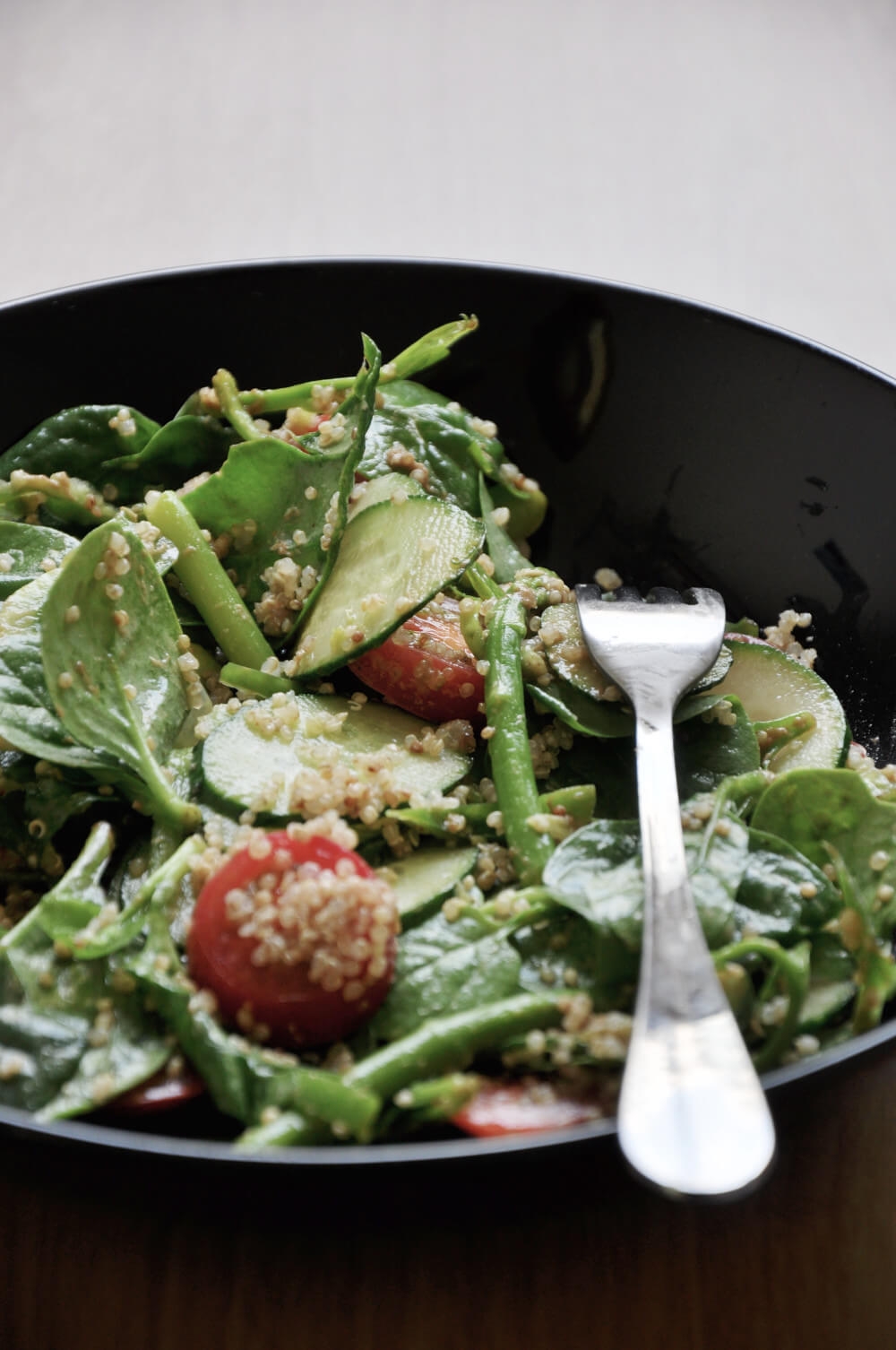 Quinoa Edamame Salad with Sesame Dressing