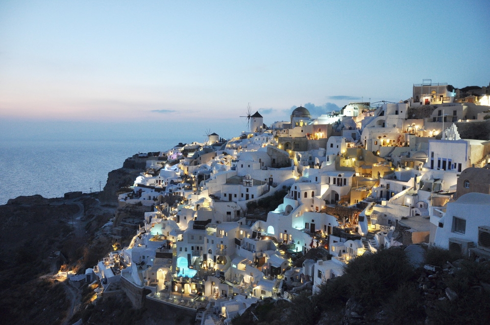 Dreamland of White Houses in Oia, Santorini