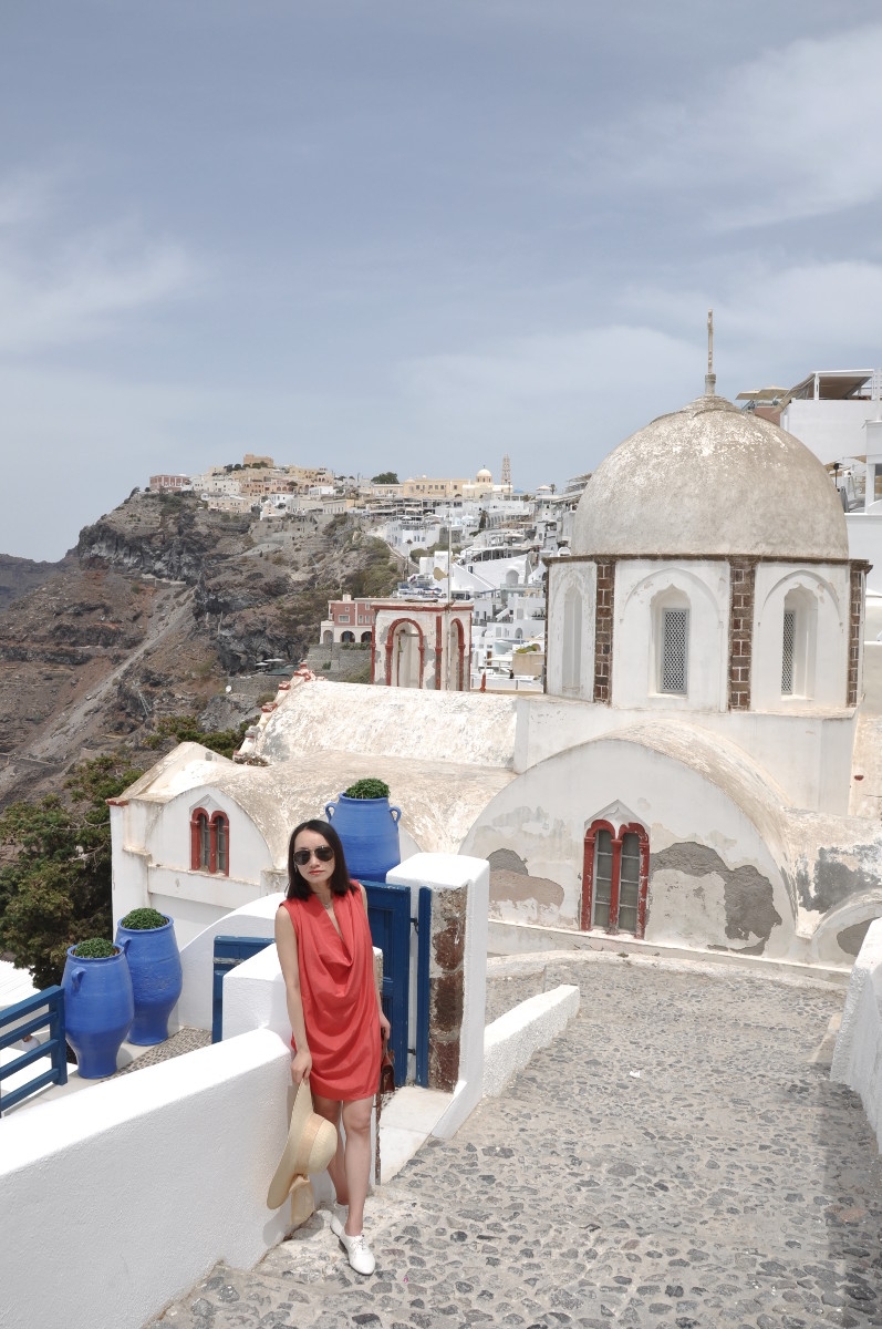 Greetings from Fira, Santorini