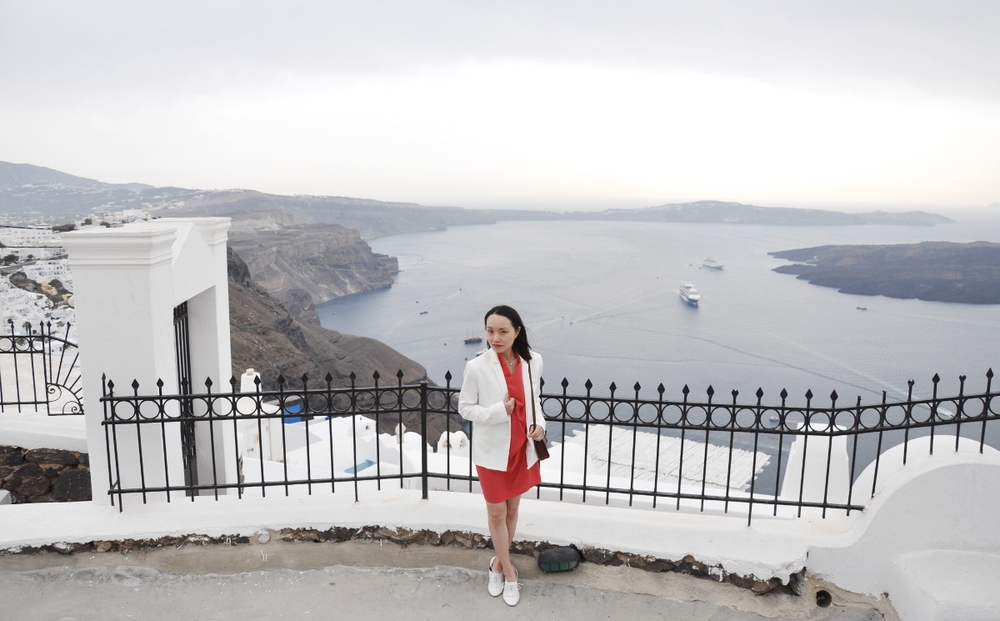 Greetings from Fira, Santorini