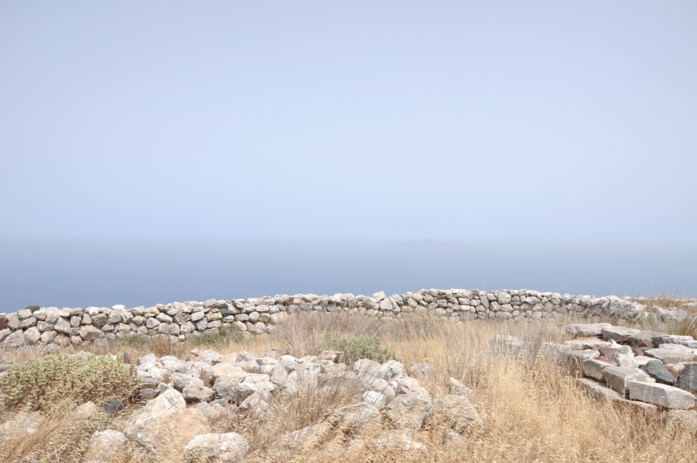 Santorini Ancient Thera and Black Beach